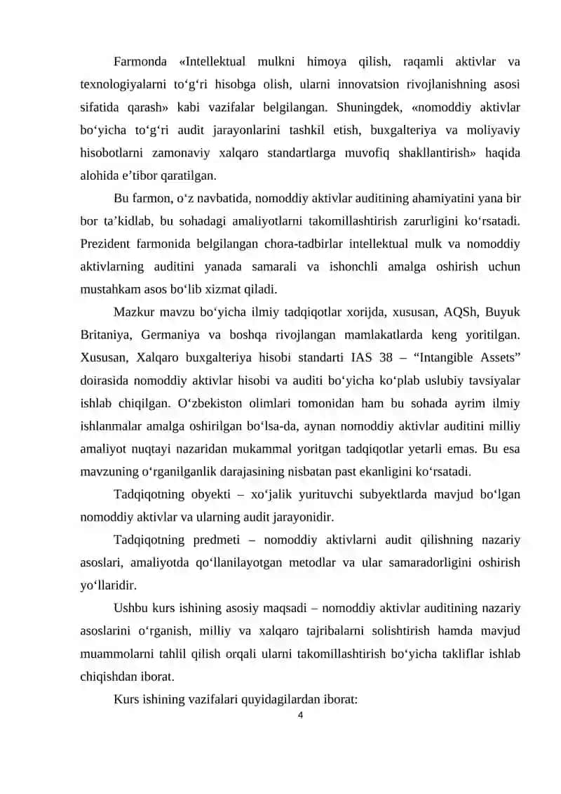 Nomoddiy aktivlar auditi 4