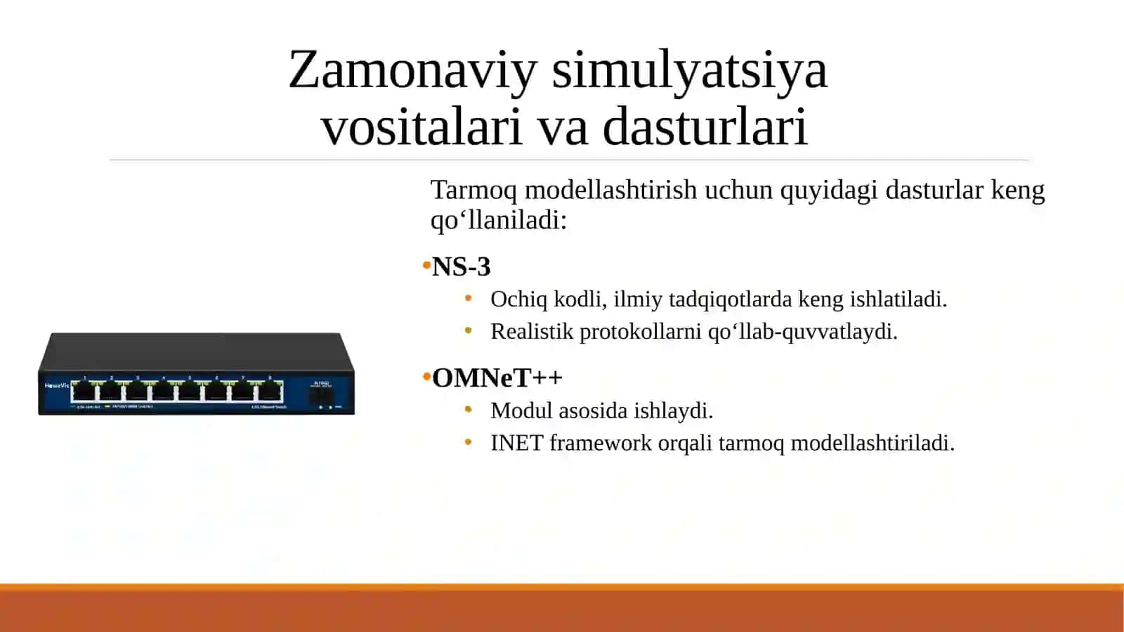 Tarmoqda kechikish vaqti variatsiyasini hisoblash usullari. 4
