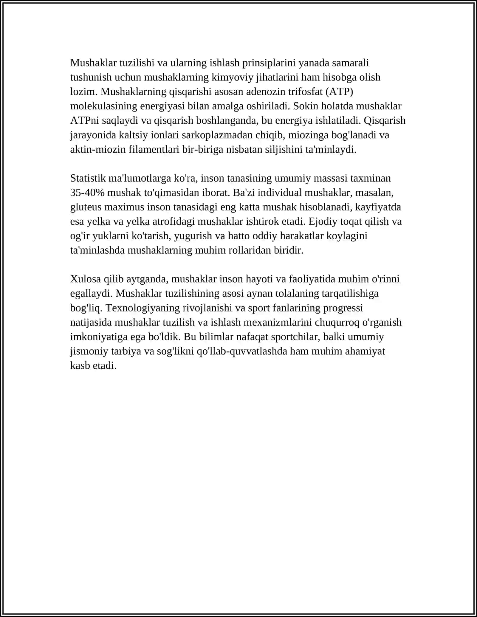 MUSHAKLAR FIZIOLOGIYASI 4