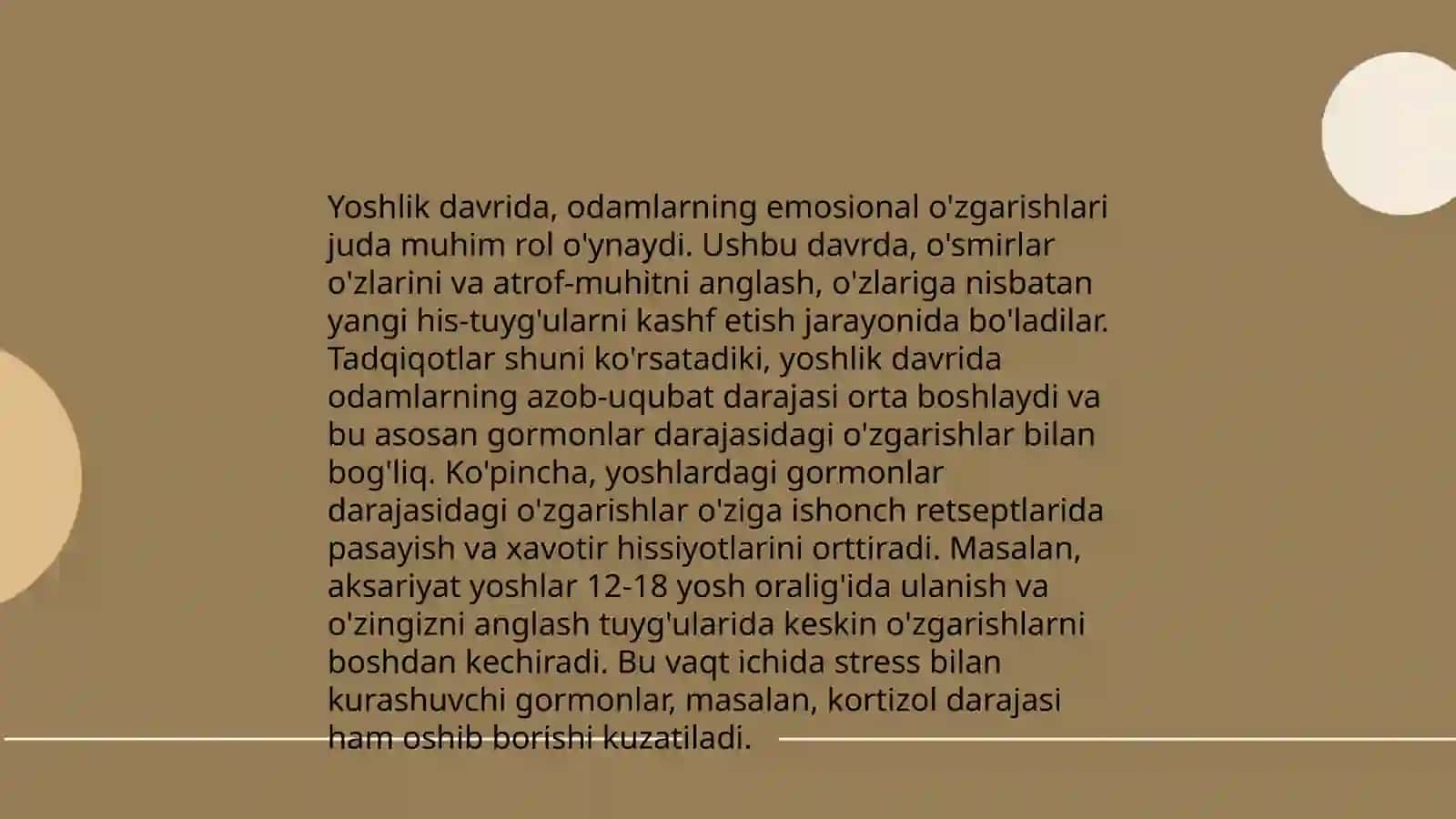Yoshlik davrining psixologik xususiyatlari 4