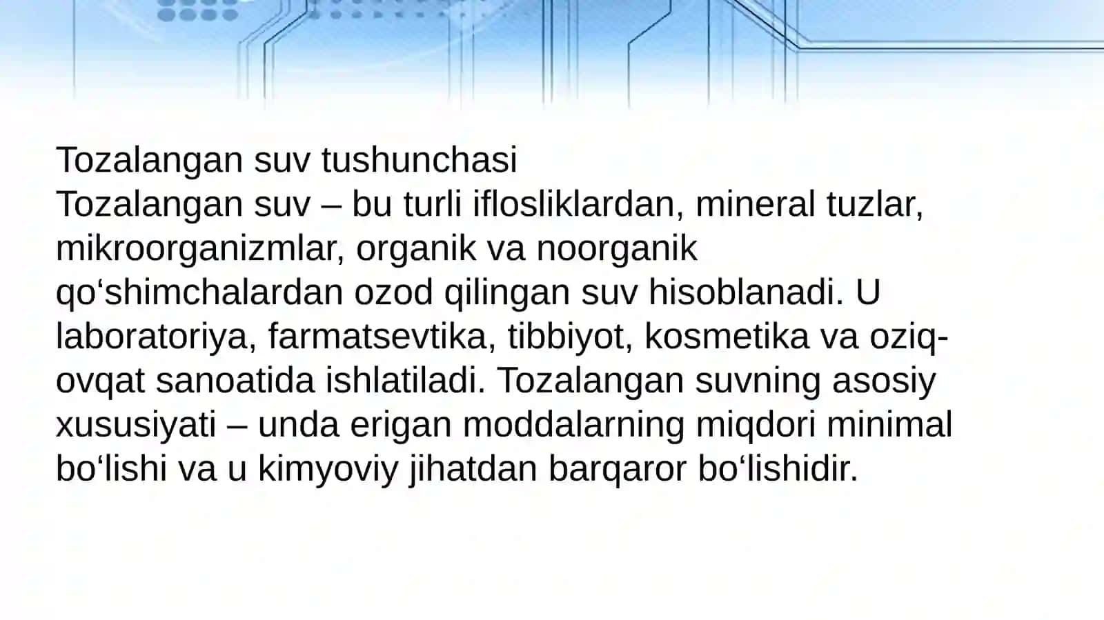 Tozalangan suv 4