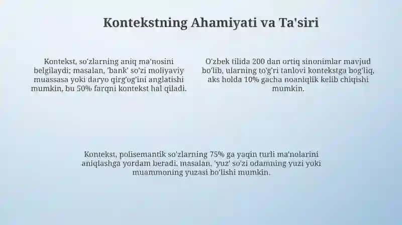 O'xshash terminlar: ta'riflar va turlari 4
