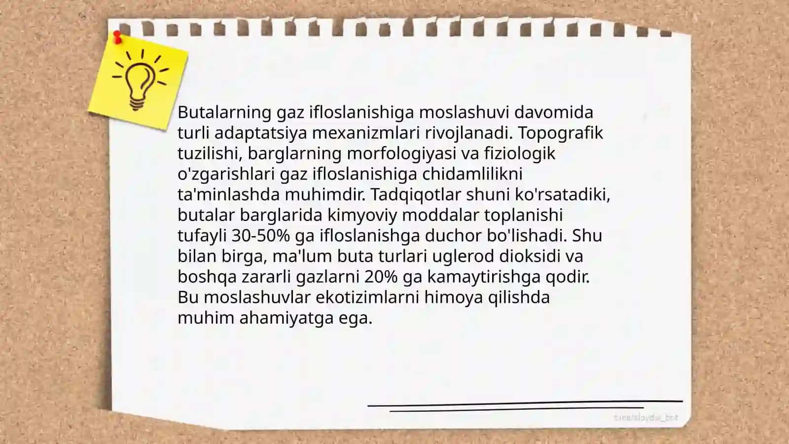 Daraxtlar va butalarning gazga chidamliligi 4