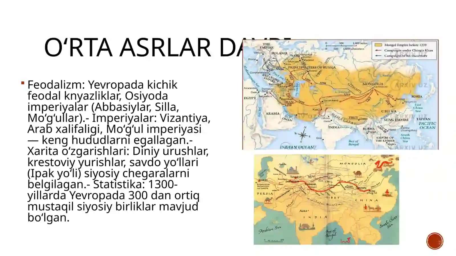 Dunyo siyosiy xaritasi shakllanishi 4