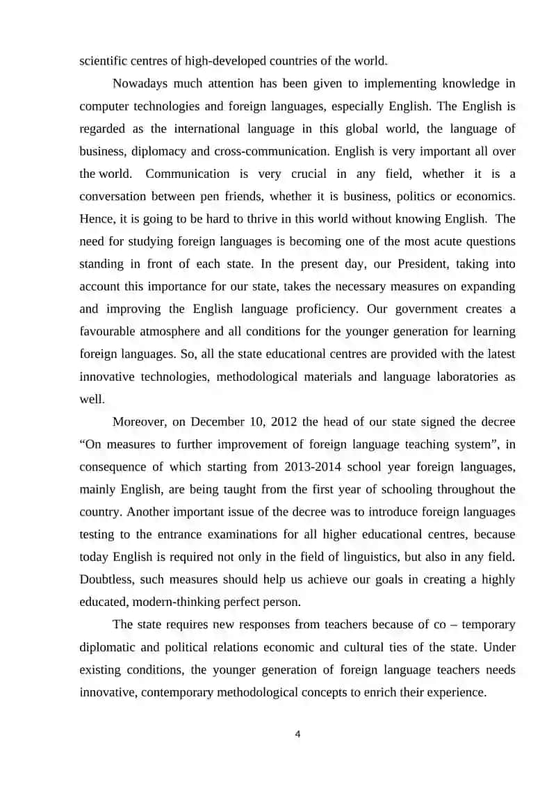 COMPARATIVE TYPOLOGY OF THE LOOSE OBJECTS IN MODERN ENGLISH AND RUSSIAN 4