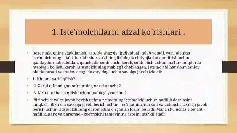 ISTE’MOLCHI TANLOV MODELI 4