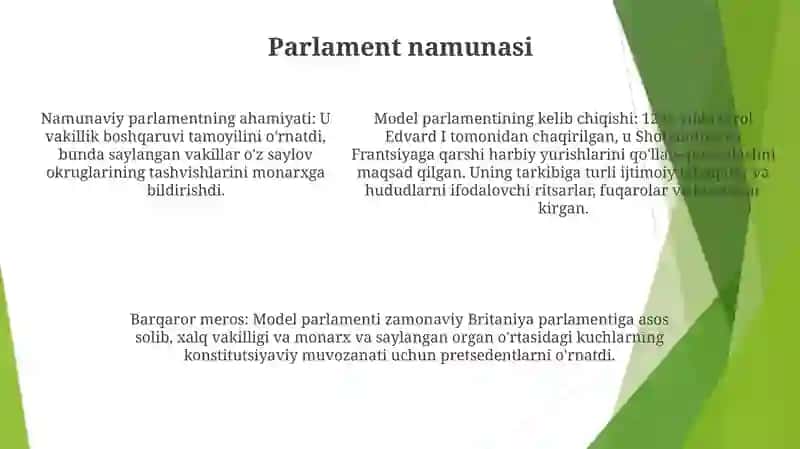 Angliya Parlamentining Tashkil Topishi 4