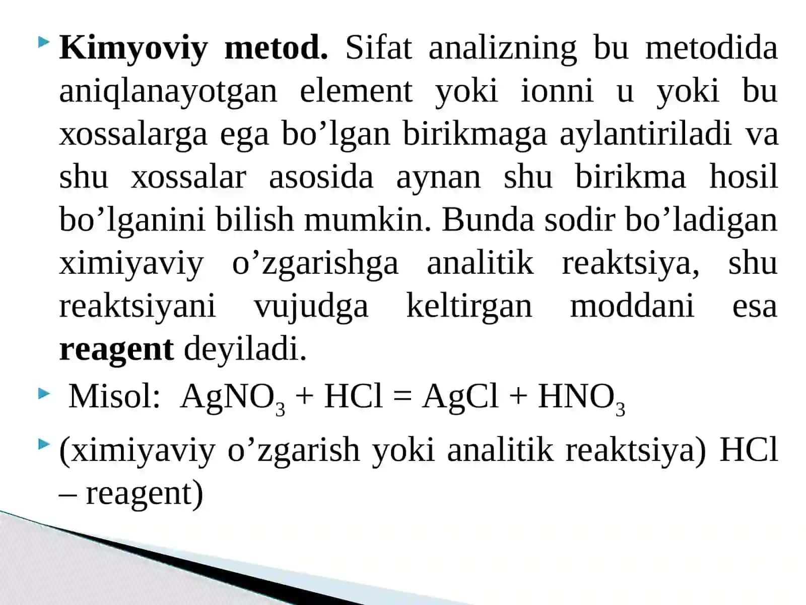 ANALITIK KIMYO FANINING AHAMIYATI 4