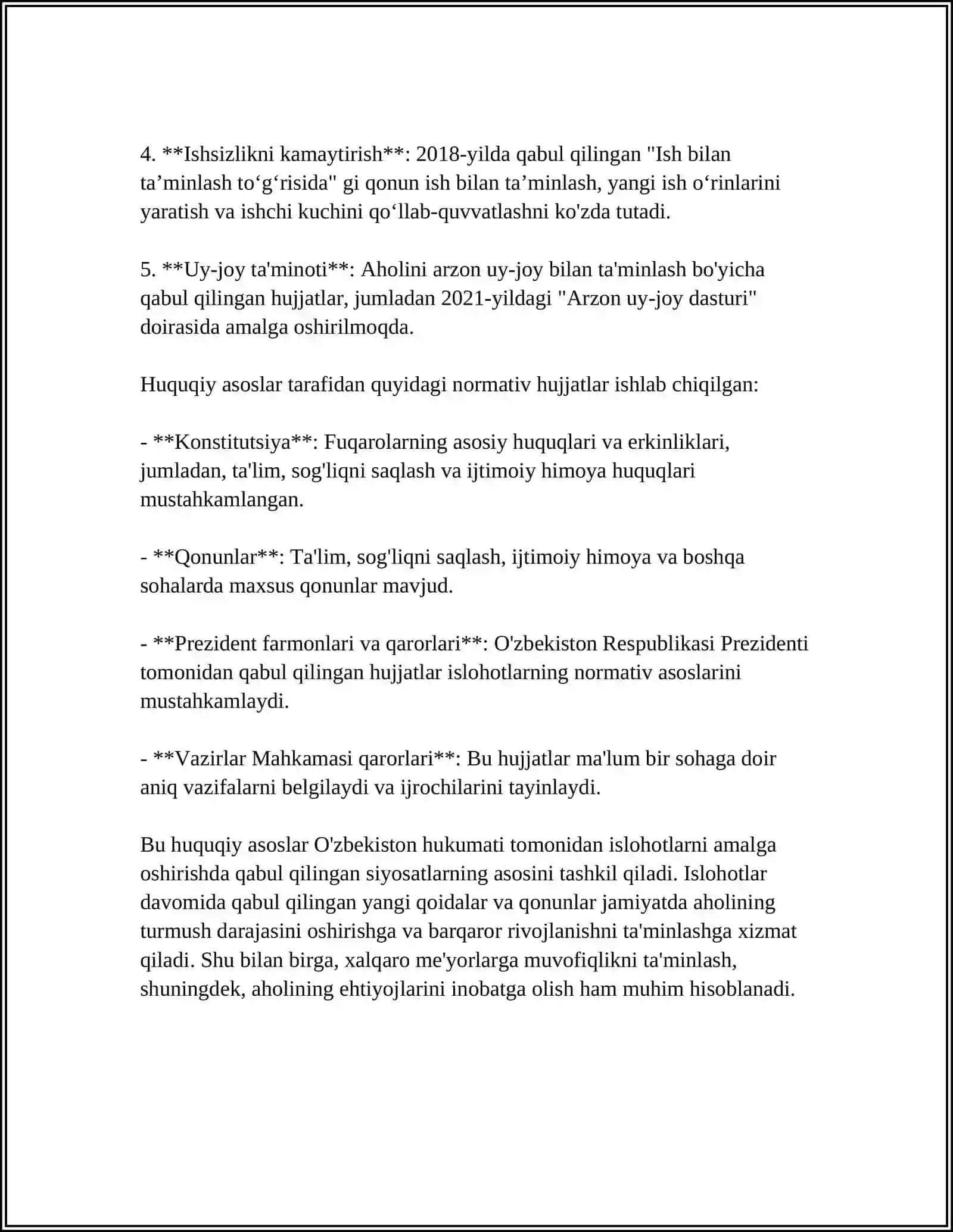 MUSTAQILLIKKA ERISHISH ARAFASIDA OʻZBEKISTONDAGI IJTIMOIY-SIYOSIY JARAYONLAR 4