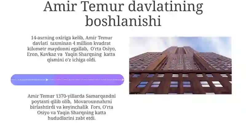 Amir Temurning davlat chegaralarini mustahkamlashi 4