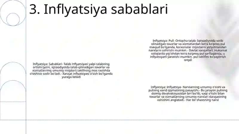 Pul, Inflyatsiya 4