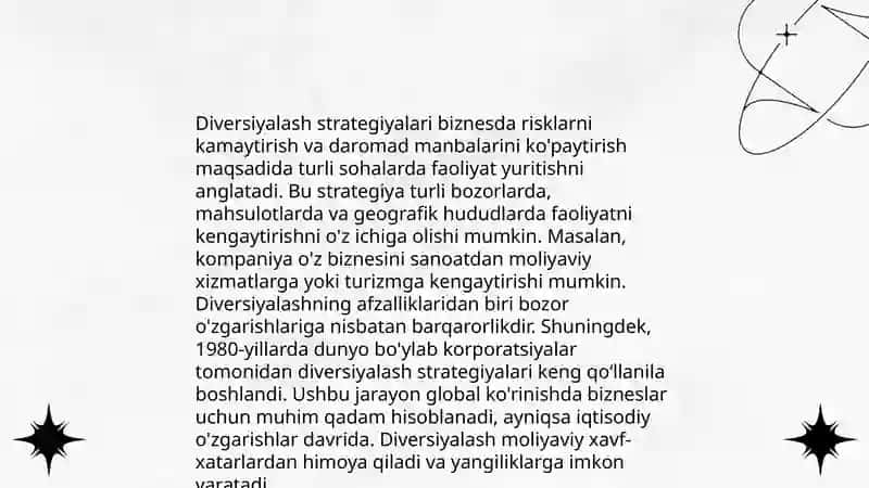 Diversiyalashni qollash 4
