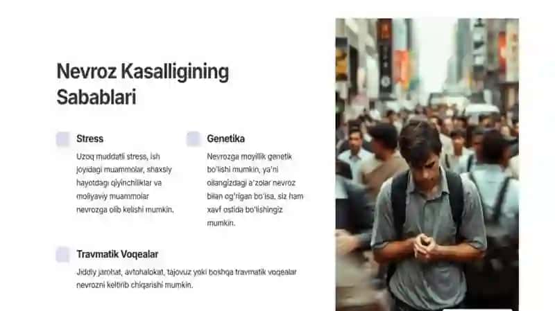 Nevroz kasalligi, sabablari va davolash usullari 4