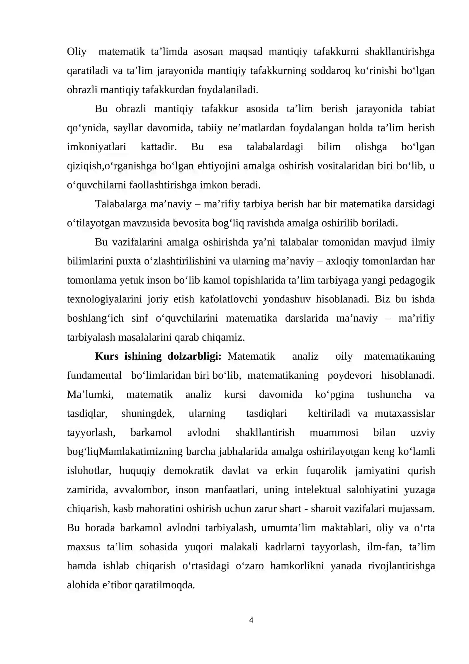 Differensial hisobning ba’zi bir tadbiqlari 26 4