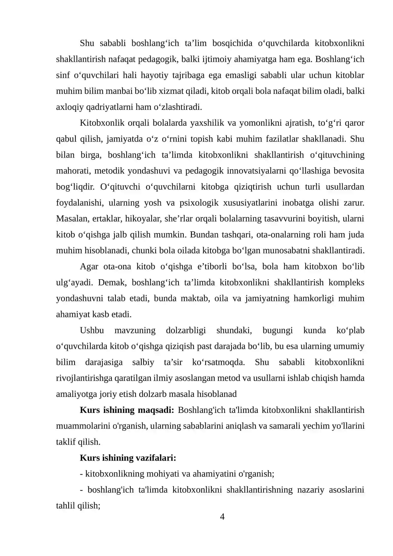 Boshlang’ich talimda kitobxonlikni shakllantirish muammolari 4