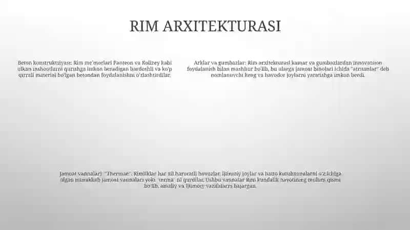 Qadimgi Rim Madaniyati 4