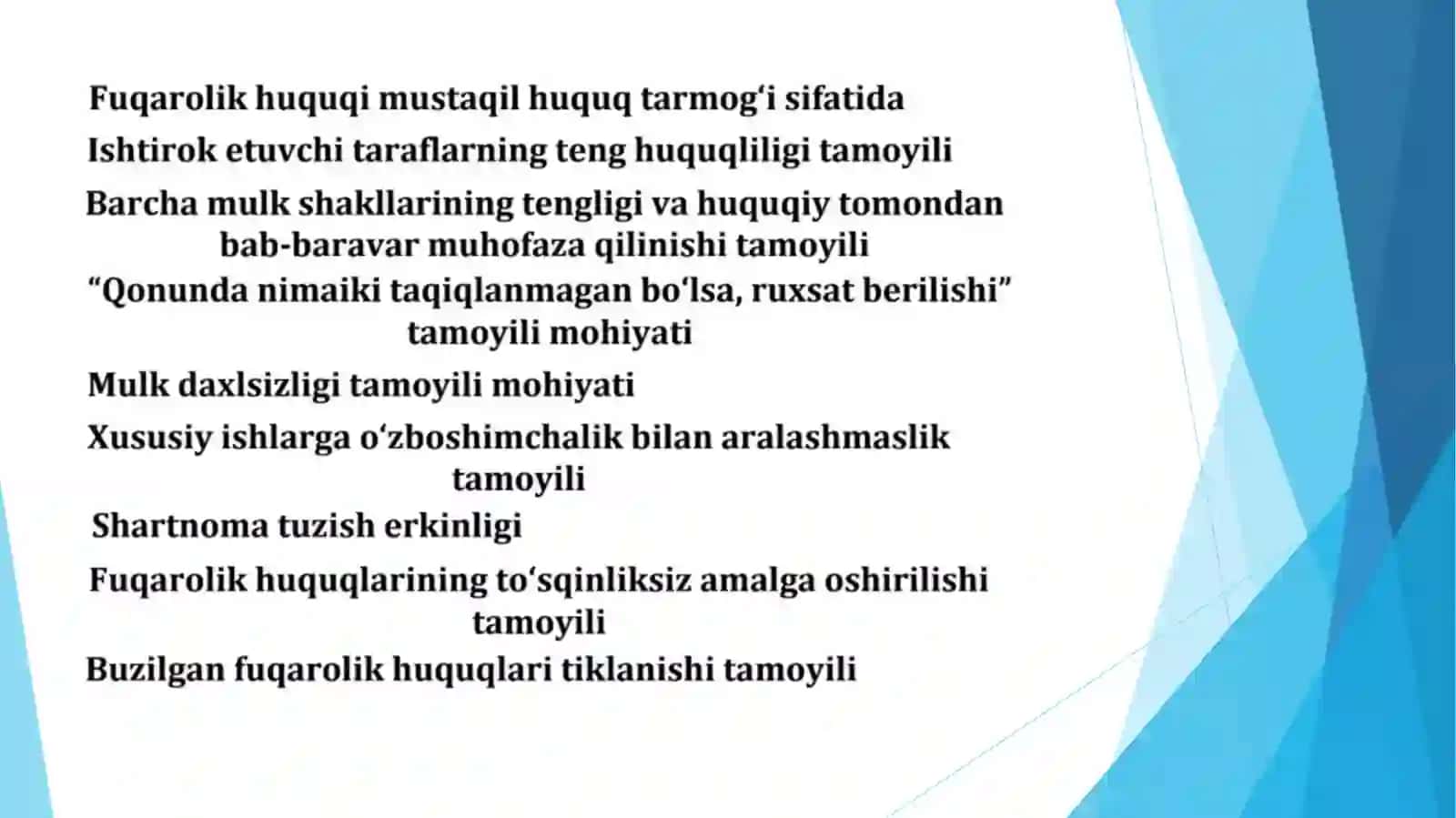 Fuqarolik huquqi tushunchasi 4