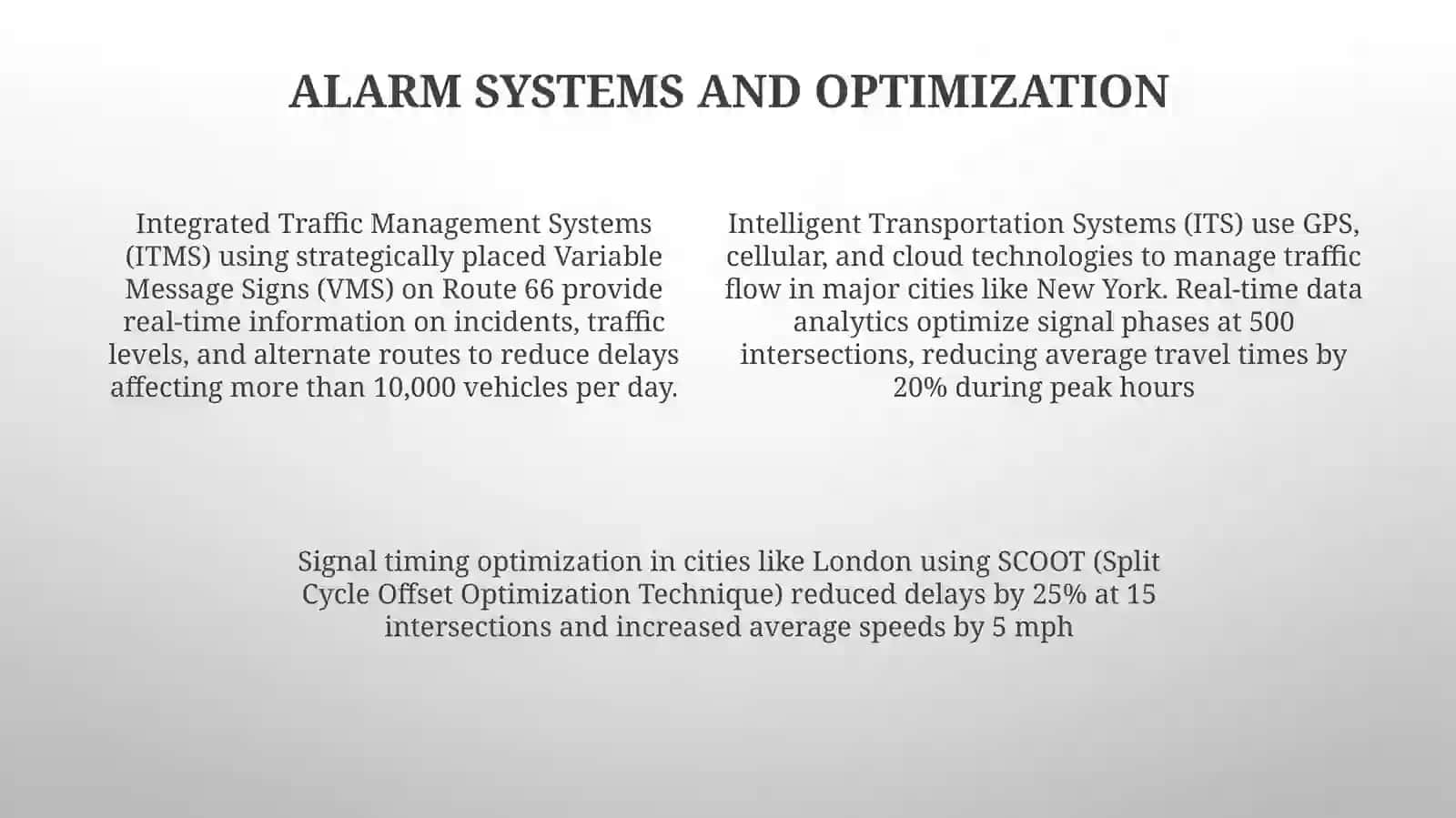 Traffic Management Ways 4