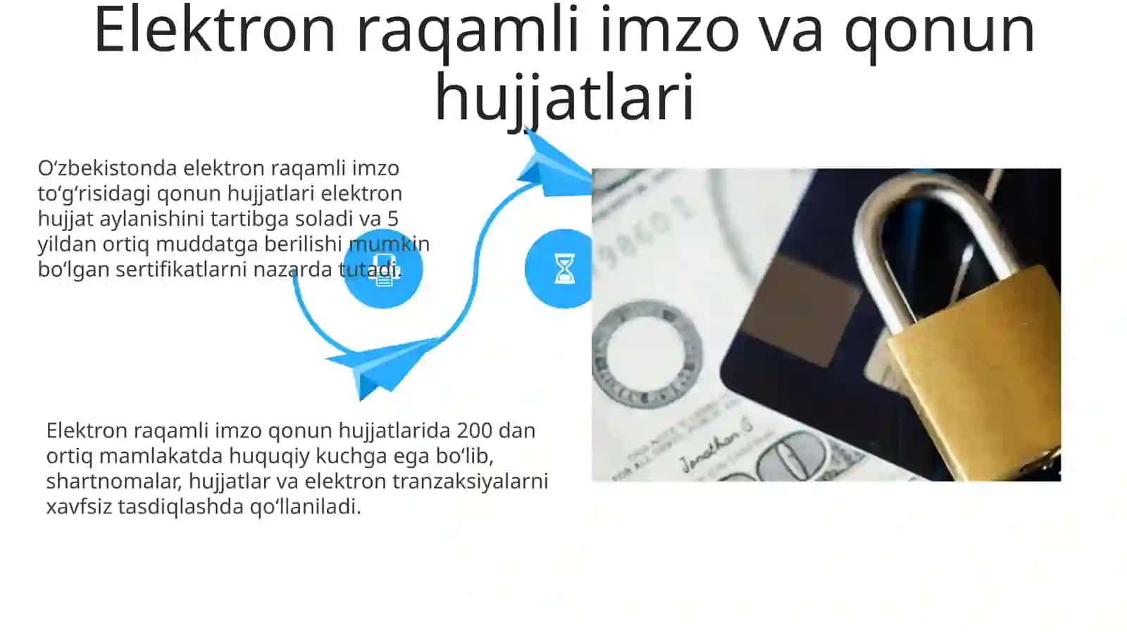 Elektron Raqamli Imzo va Uning Jamoat va Maxfiy Kalitlari 4