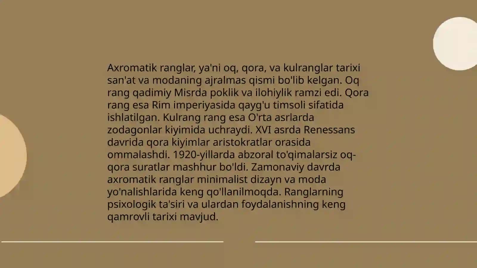 Axromatik ranglar bo'yicha tushuncha 4