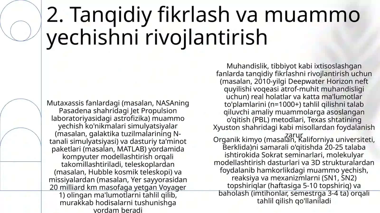 Mutaxassislik fanlarini o'qitish metodikasi 4