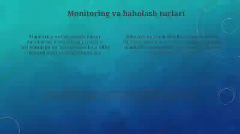 Monitoring va Baholashning Zamonaviy Usullari 4