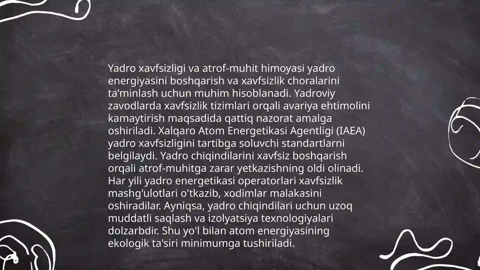 Atom energetikasining rivojlantirish istiqbollari 4