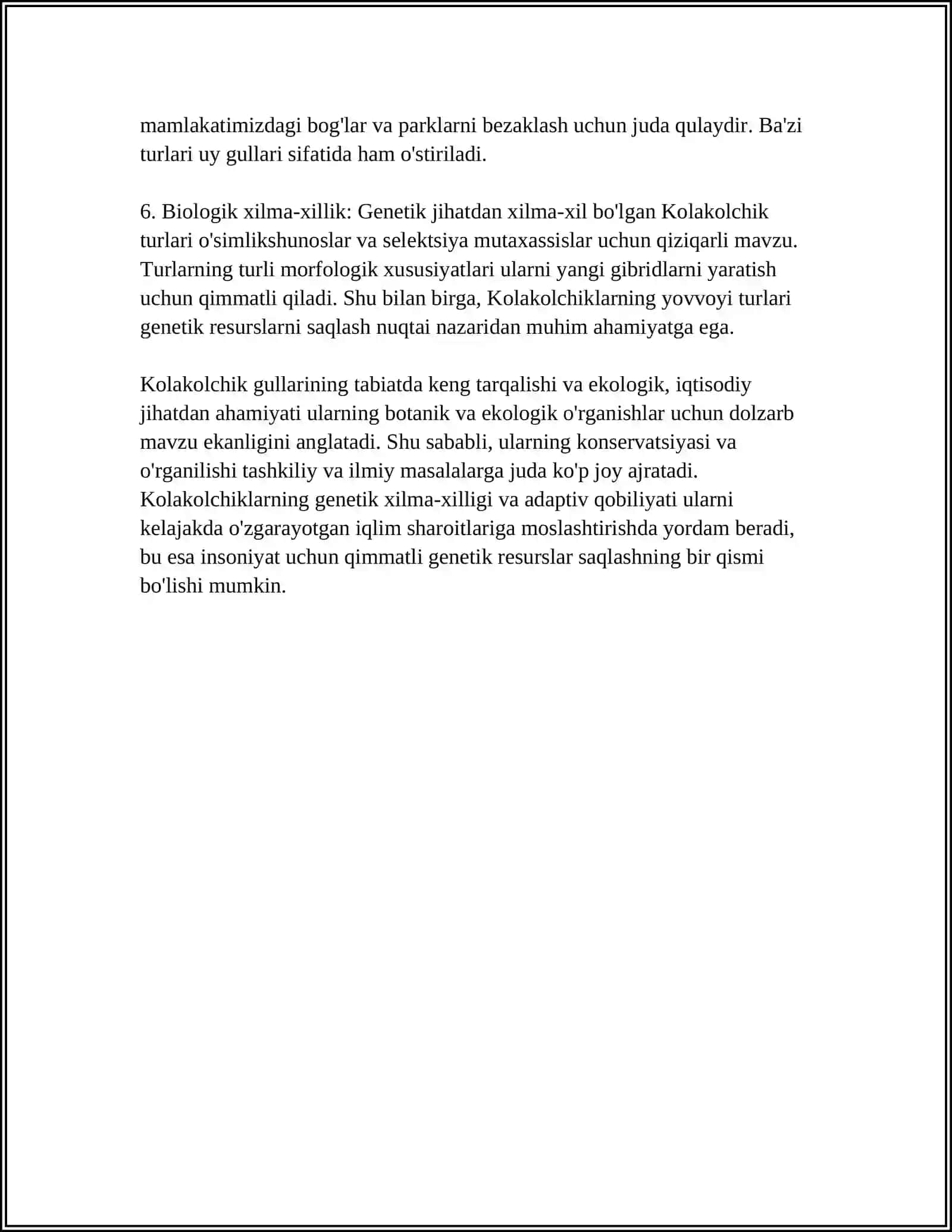 KOLAKOLCHIK GULINING BIOLOGIK XUSUSIYATI 4