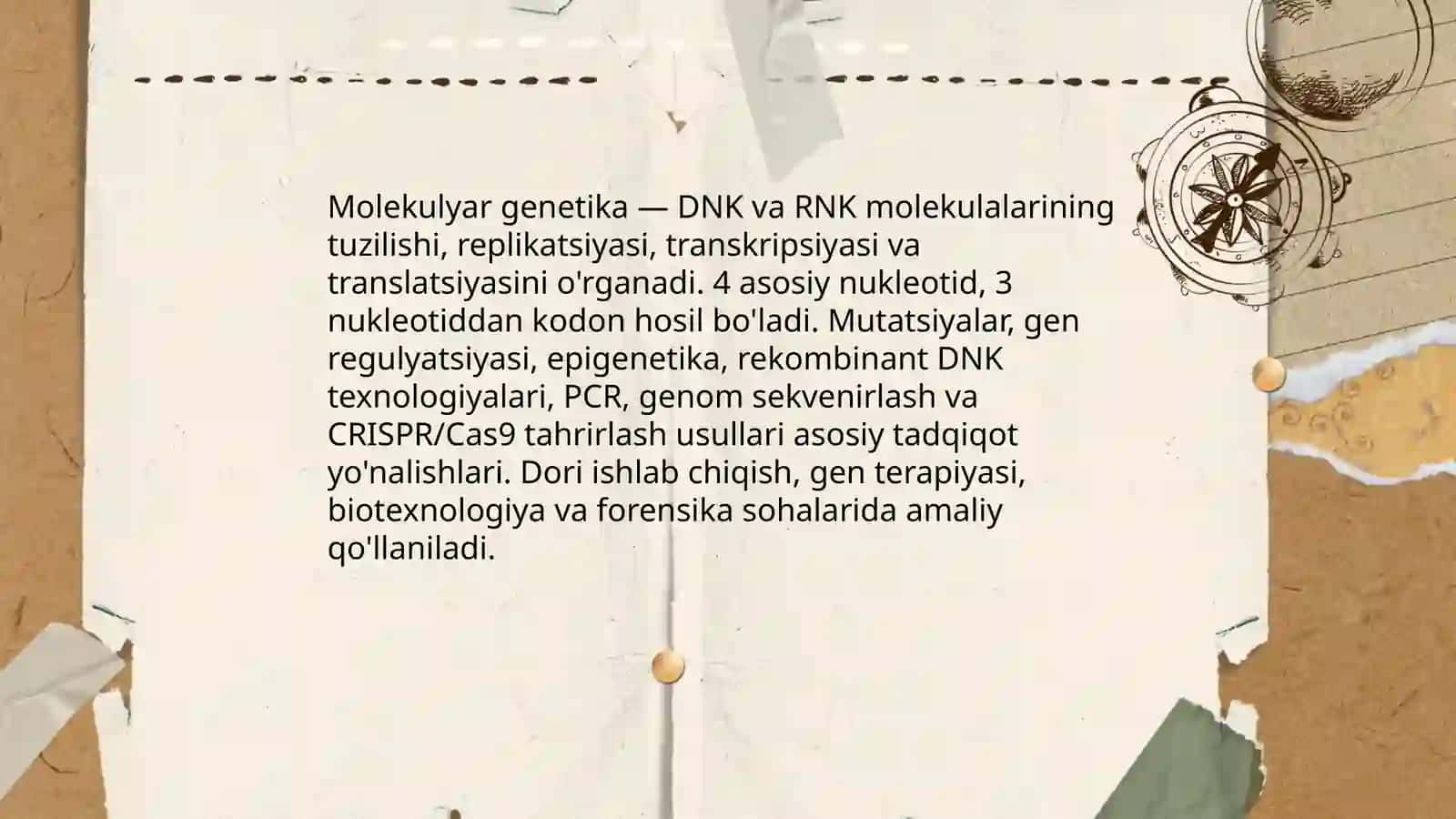 Genetikaning yani yo'nalishlari 4