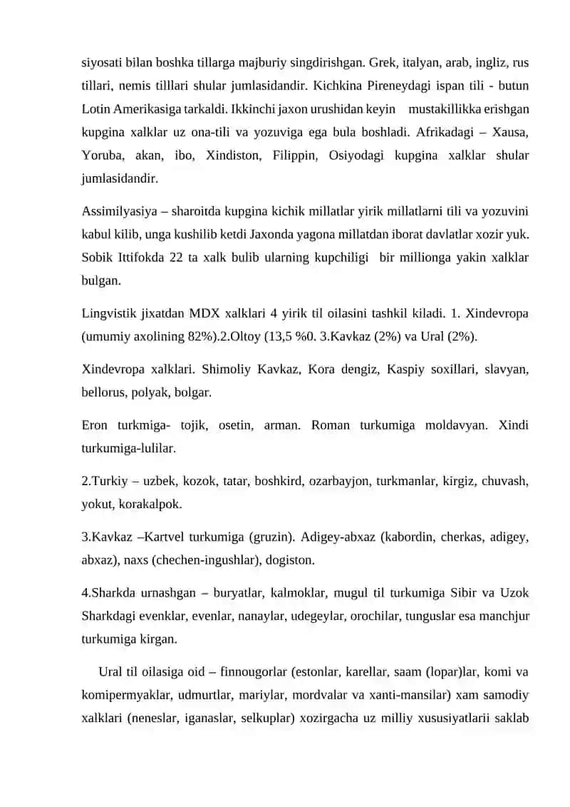 Dunyo xalqlarining etnologik tavsifi 4