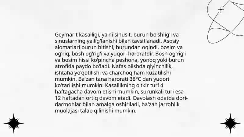 Gaymarit kasalligi haqida 4