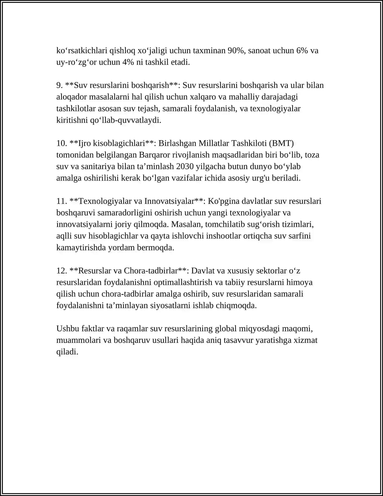 JAHON TABIIY RESURSLARI 4