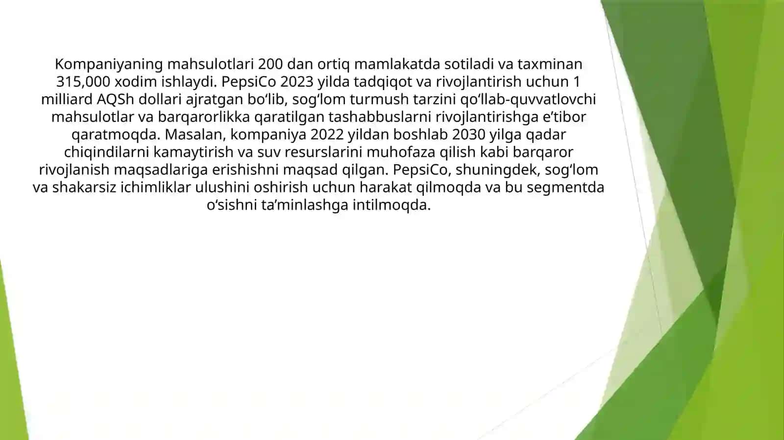 PEPSI kompaniyasi 4