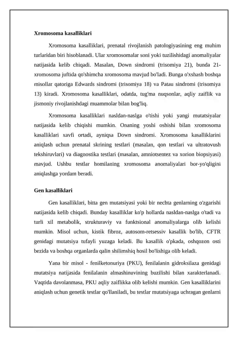 Ona qornida rivojlanish patalogiyasi 4