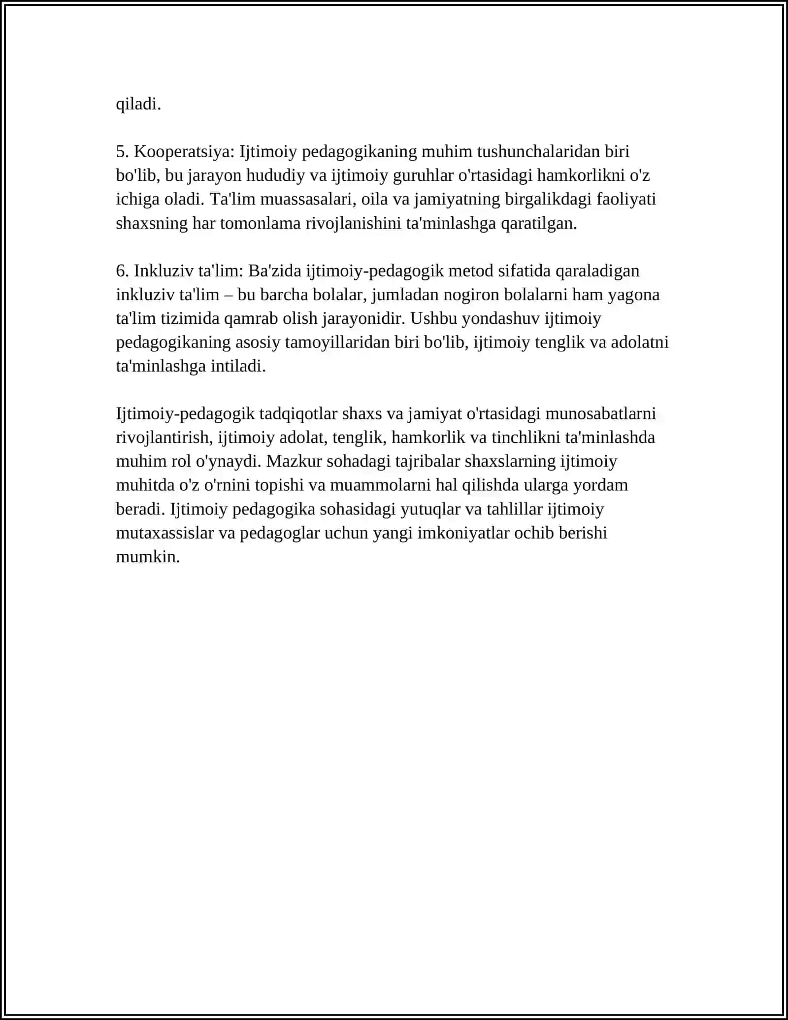 IJTIMOIY-PEDAGOGIKA FAOLIYATINING OILA BILAN OʻZARO TAʼSIRI 4