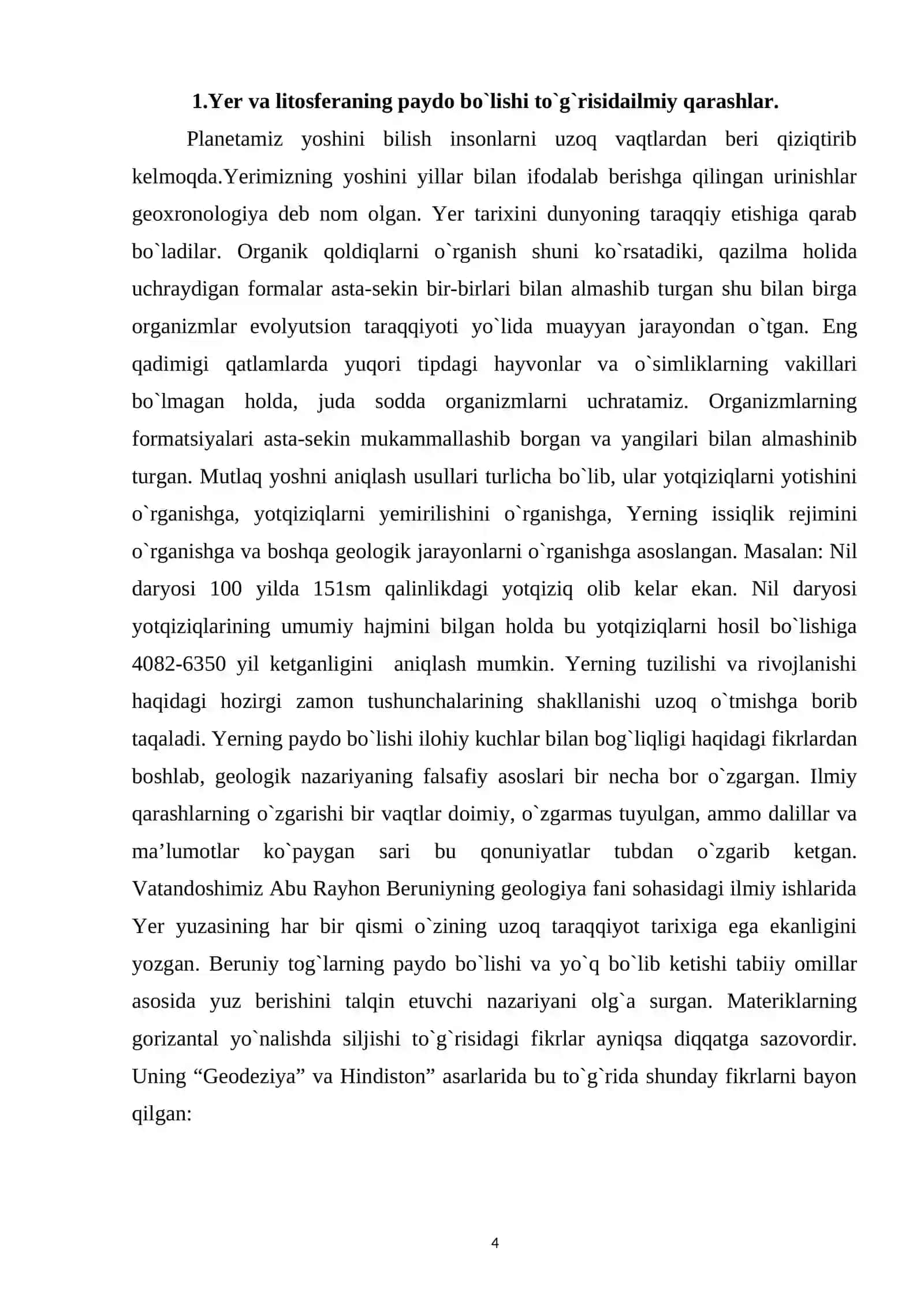 Umum tabiiy geografiya fanidan yozgan 4