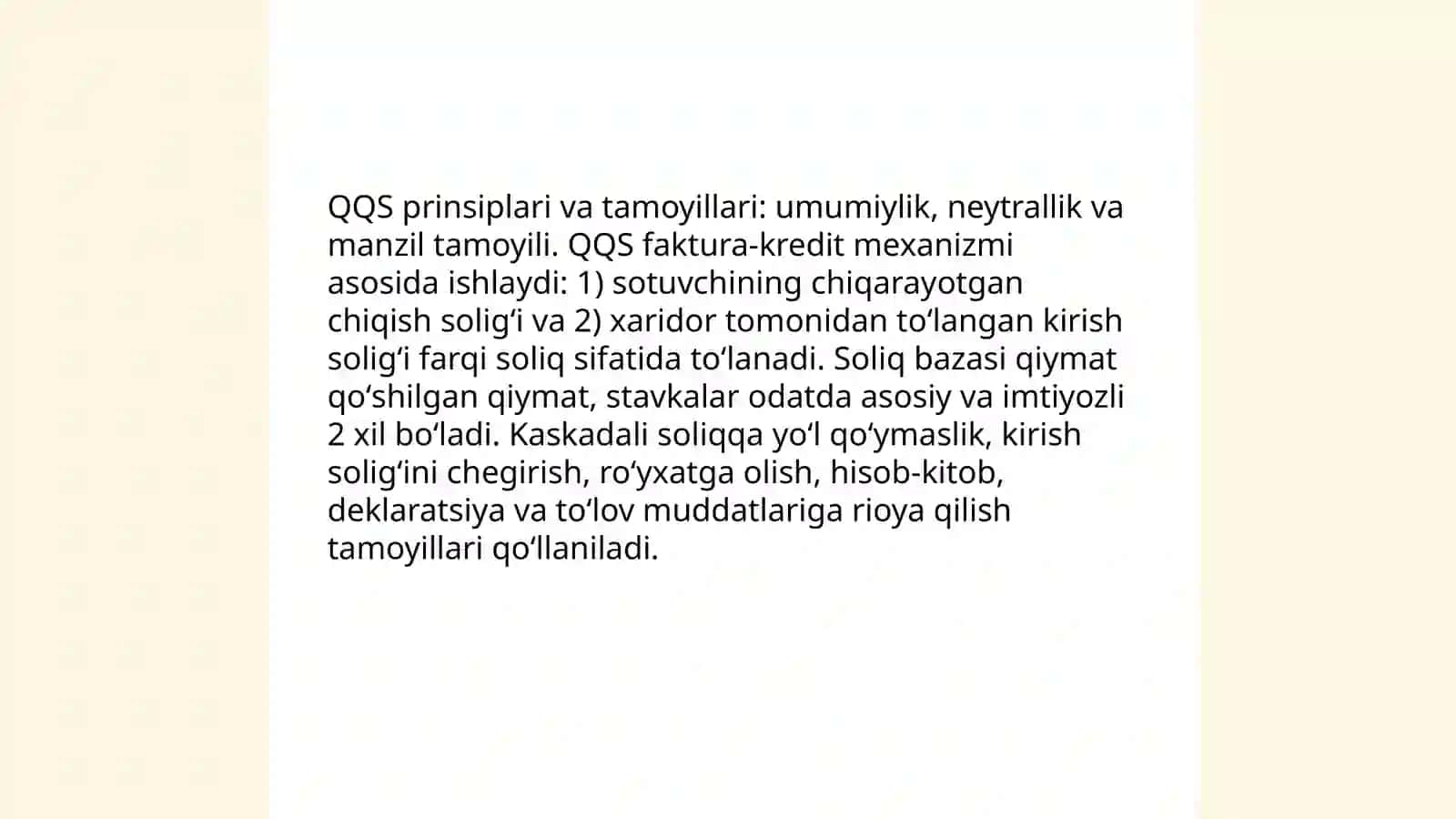 Qoʻshilgan qiymat soligʻi 4