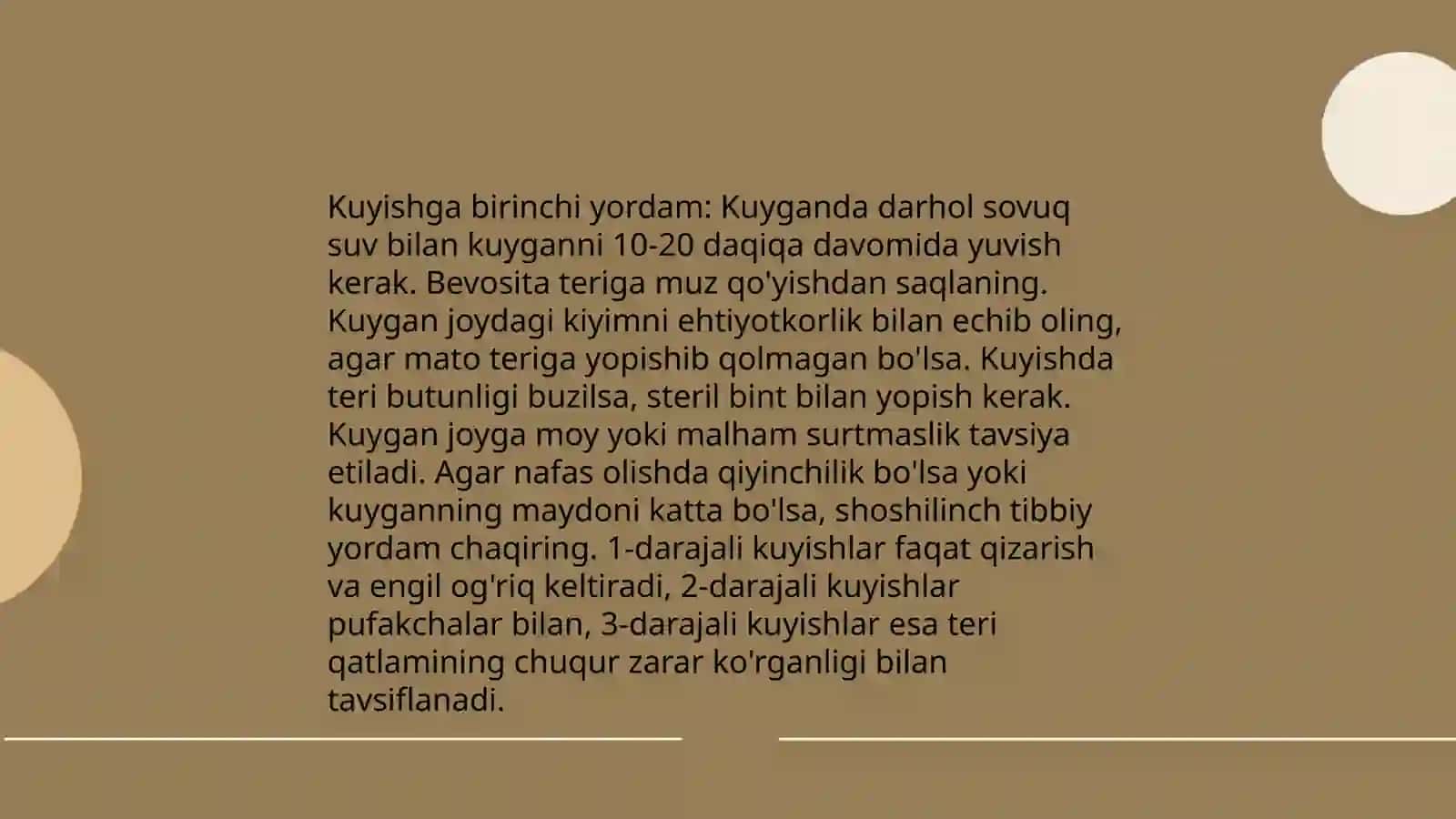 Jarohatga birinchi yordam 4