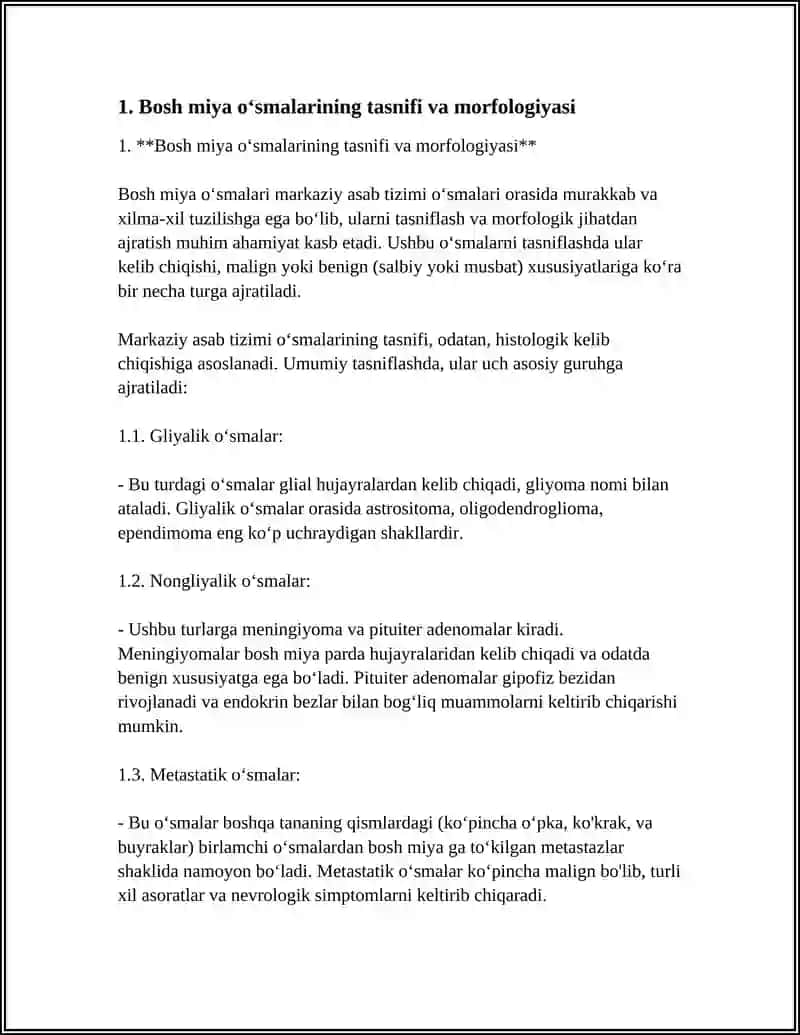BOSH MIYA ÕSMALARI BOSH MIYA ABSESS MIYANING PARAZITAR KASALLIKLARI KASALLIKLARNING ETIALOGIYASI SIMPTOMLARI KLINIKASI KECHISHI DAVOLASH USULLARI VA PARVARISHI 4