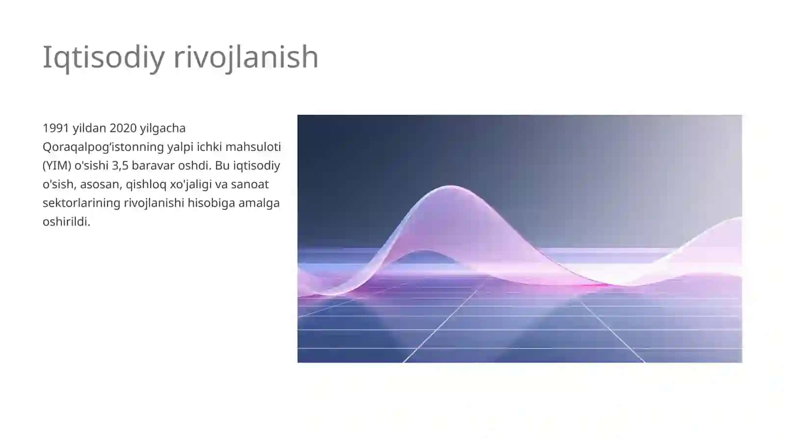 Qoraqalpogʻiston iqtisodiy o'zgarishlari 4
