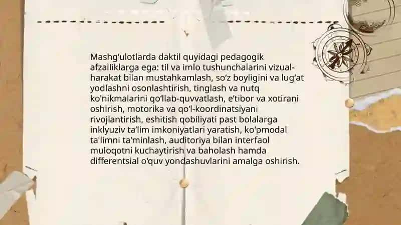 Daktil va imo-ishora 4