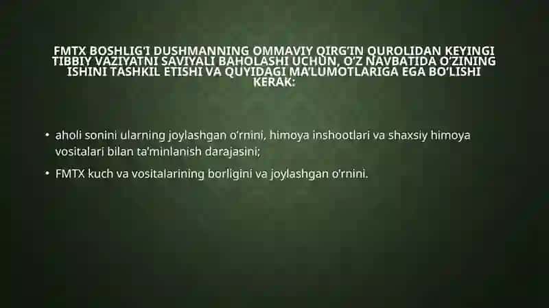 Birinchi Tibbiy Yordam Ko’rsati 4