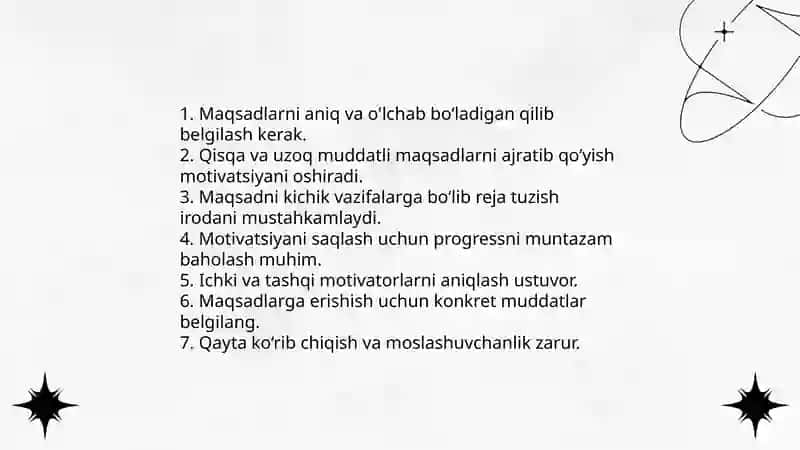 Faoliyat va mativatsiya 4