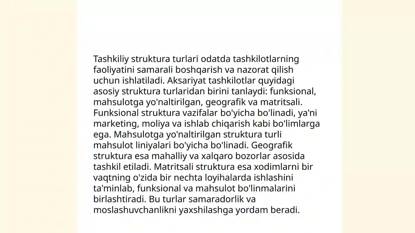 Tashkiliy munosabatlar 4
