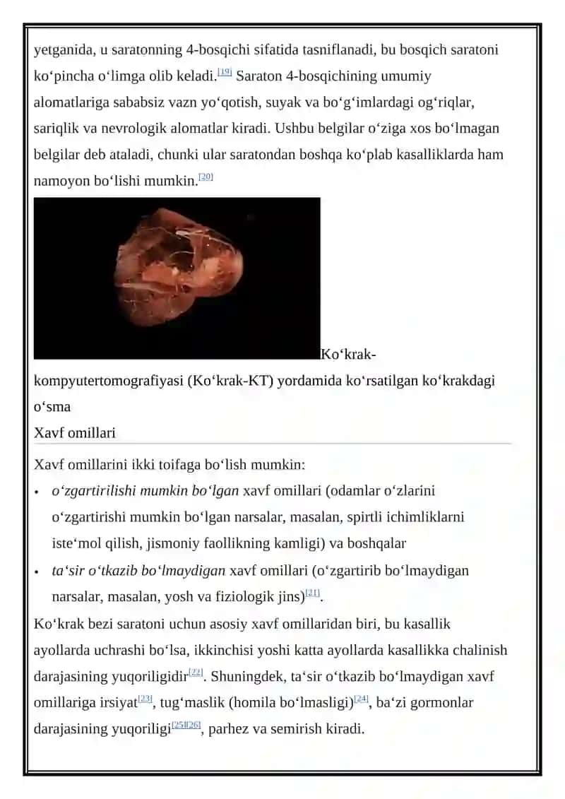 Koʻkrak Bezi Saratoni 4