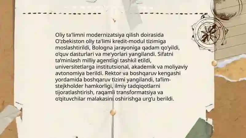 Oʻzbekistonda umumiy oʻrta ta'lim tizimini isloh qilish 4