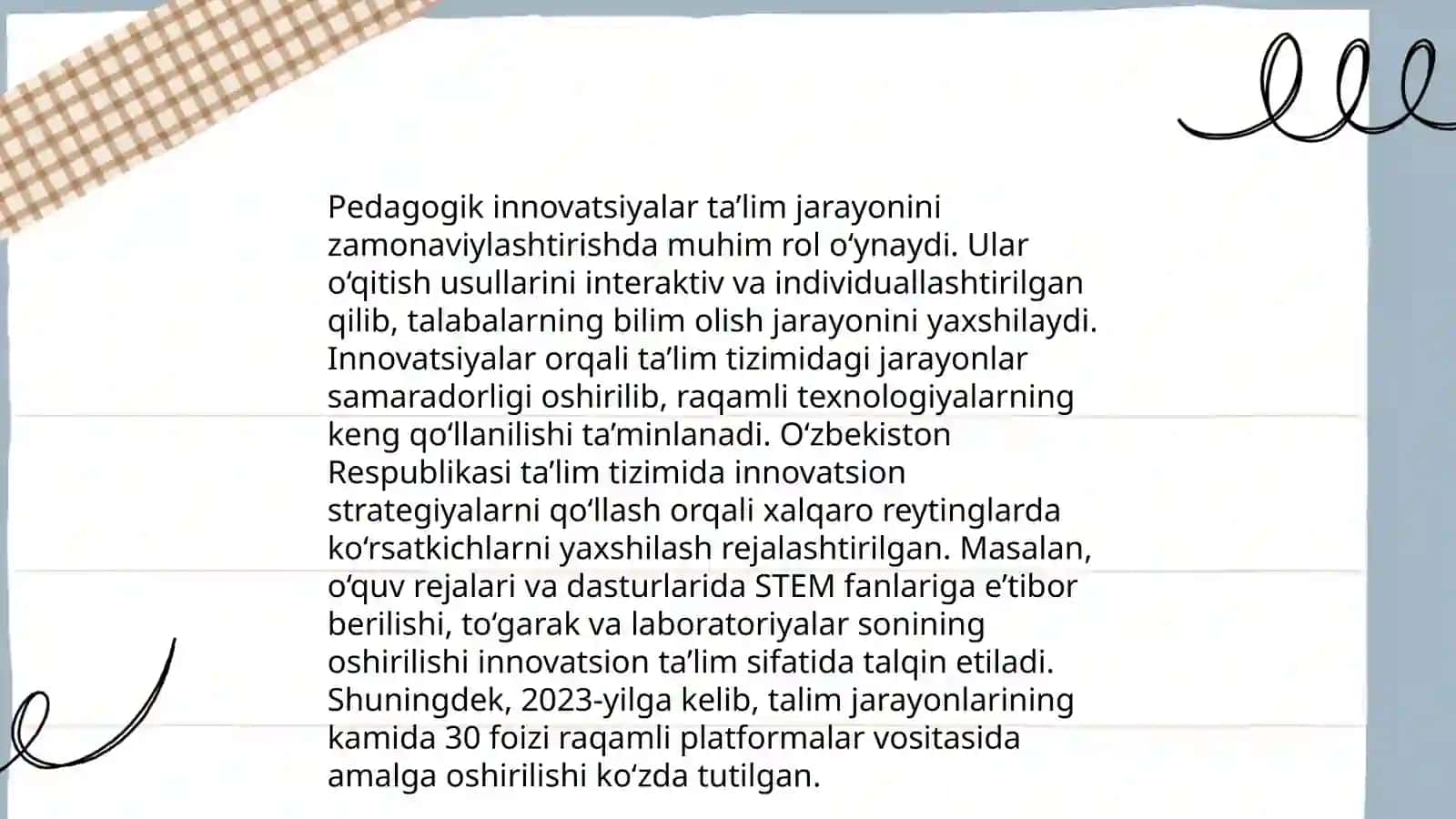Innovatsion ta'limning rivojlanish tarixi 4
