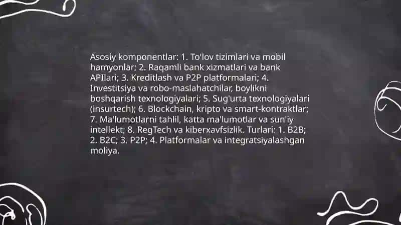 FinTech tushunchasi 4