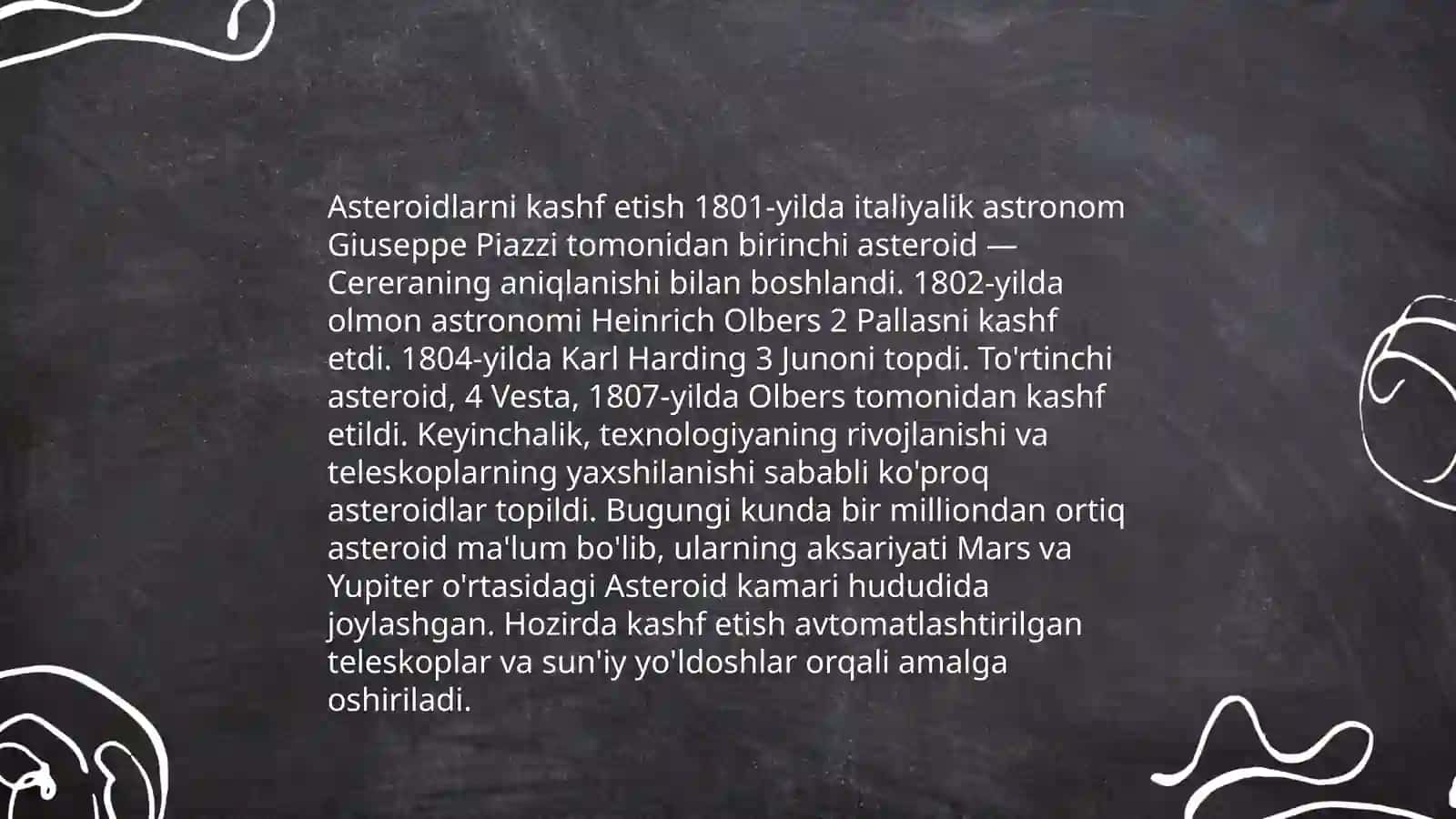 Asteroidlar 4