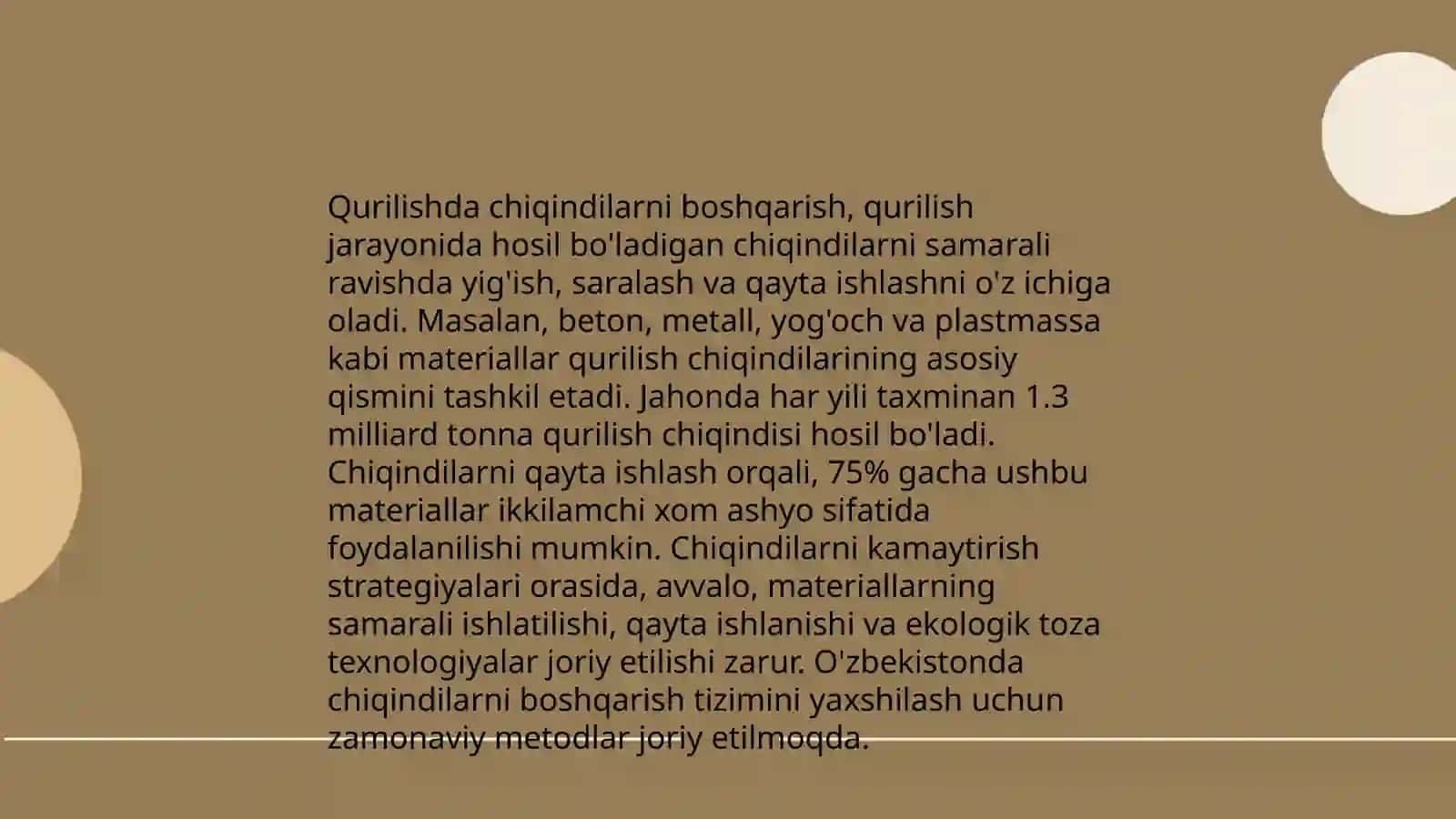 Qurilish kimyosi va ekologik muammolari 4